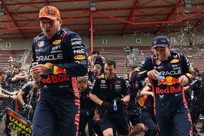 Red Bull F1 trophy destroyed for second weekend in a row at Spa