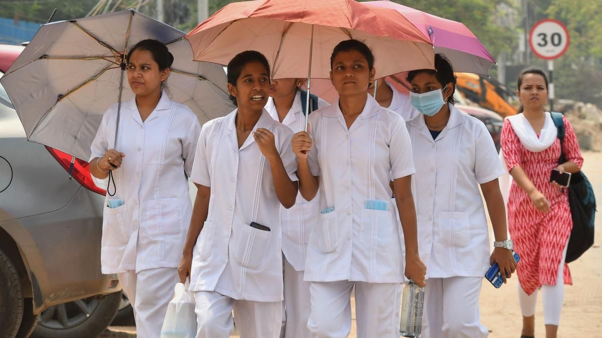 Staff nurse examination to capture biometrics of…