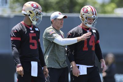 49ers training camp Day 4: How QBs split reps with Brock Purdy out