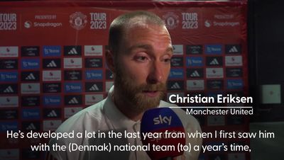 Christian Eriksen tells Manchester United fans what to expect from Rasmus Hojlund