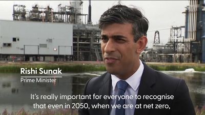 Rishi Sunak announces hundreds of new oil and gas licences for UK despite global warming