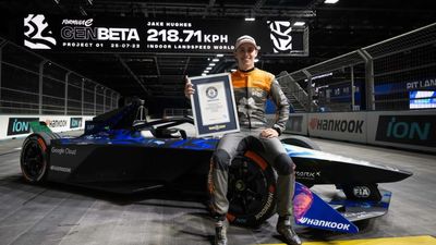 Formula E Development Single-Seater Breaks Indoor Land Speed Record