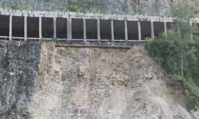 Landslides cause concern over Chungi Badethi tunnel's safety on Gangotri National Highway