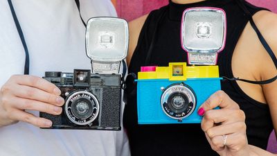 It's hip to be square with a Diana F+ camera, now back in Black Jack & CMYK editions