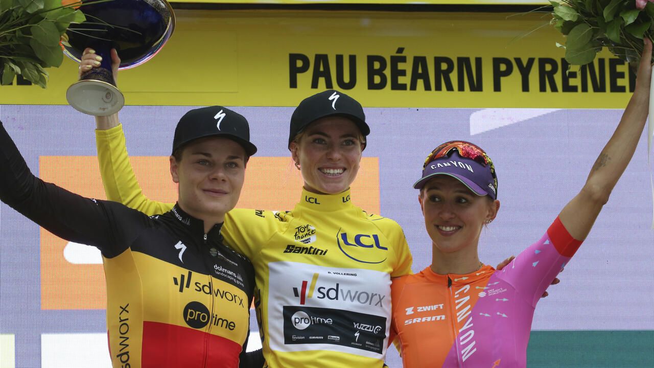 Vollering wins women's Tour de France and teammate Reusser clinches final  stage - The San Diego Union-Tribune