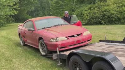 Watch Abandoned Fourth-Gen Mustang Get Cleaning To Shine Again