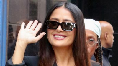 Salma Hayek has a great hack for covering greys without hair dye
