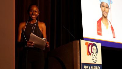 College-bound Chicago students share plans for the future, receive trunks stocked with laptops, backpacks and more