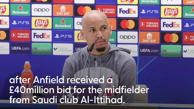 Saudi transfer spree continues as Fabinho sends emotional farewell to Liverpool fans after Al-Ittihad move