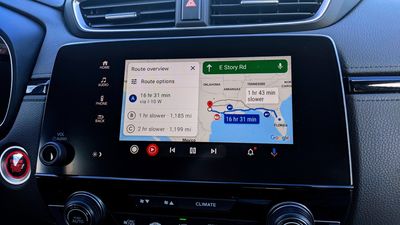 Google Maps gains a useful sidebar full of options on Android Auto