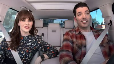 Zooey Deschanel Recalls Meeting Boyfriend Jonathan Scott On Carpool Karaoke And How The Segment Came Together