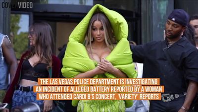 Cardi B reported to police after ‘fan hit by microphone’ during Vegas show
