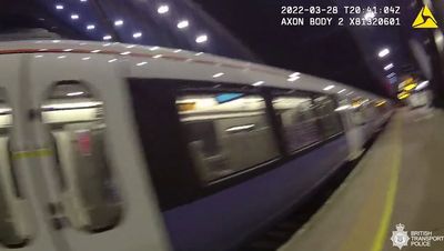 Moment man arrested for ‘brazen’ sexual assault on Elizabeth line train