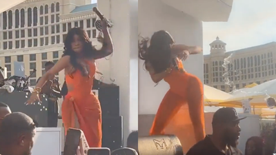 ‘Somebody Splash Me’: Cardi B Encouraged Fans To Throw Water At Her Before Microphone Incident