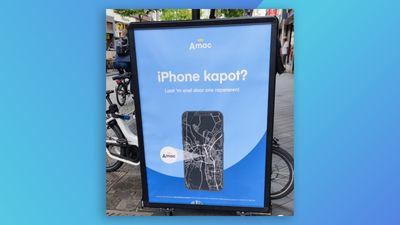 Ingenious iPhone repair ad puts cracked screens on the map
