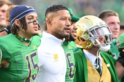 Notre Dame unveils green jerseys it will wear vs. Ohio State