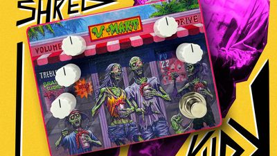 Zacky Vengeance and KHDK Electronics bang their heads together for the brain-eating Night of the Living Shred high-gain preamp pedal