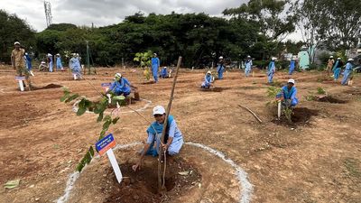 450 saplings belonging to Western Ghats species planted in Lalbagh