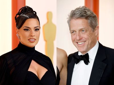 Ashley Graham reflects on ‘grumpy’ Hugh Grant interview on Oscars red carpet