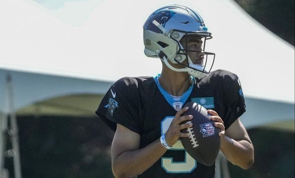 Panthers HC Frank Reich takes blame for Bryce Young's Fan Fest INT