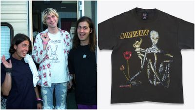 "Sick! So punk!": Luxury fashion brand Saint Laurent is selling second-hand Nirvana T-shirts for thousands of pounds