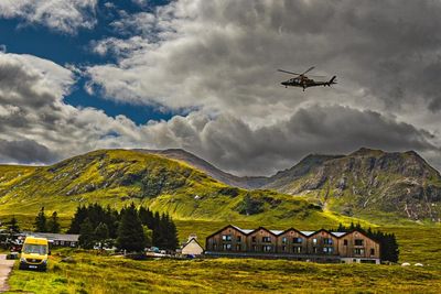 Anger as group 'uses two helicopters to stop for breakfast' at Scottish hotel