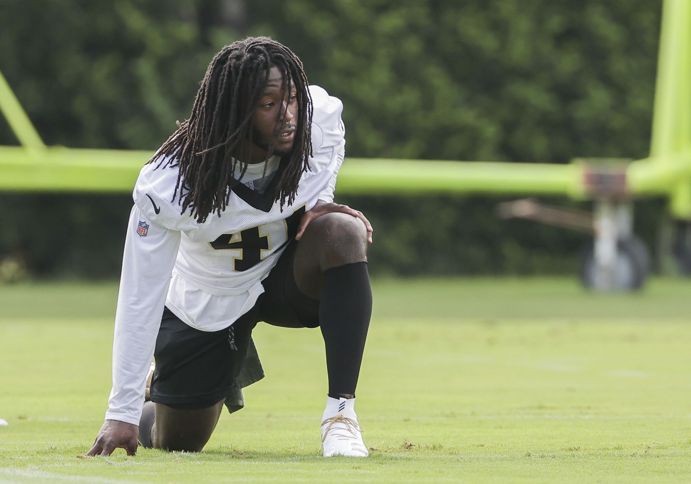 Saints coach Dennis Allen: Kamara plans to meet with Goodell about