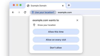 Google Chrome will now allow one-off microphone or webcam permissions