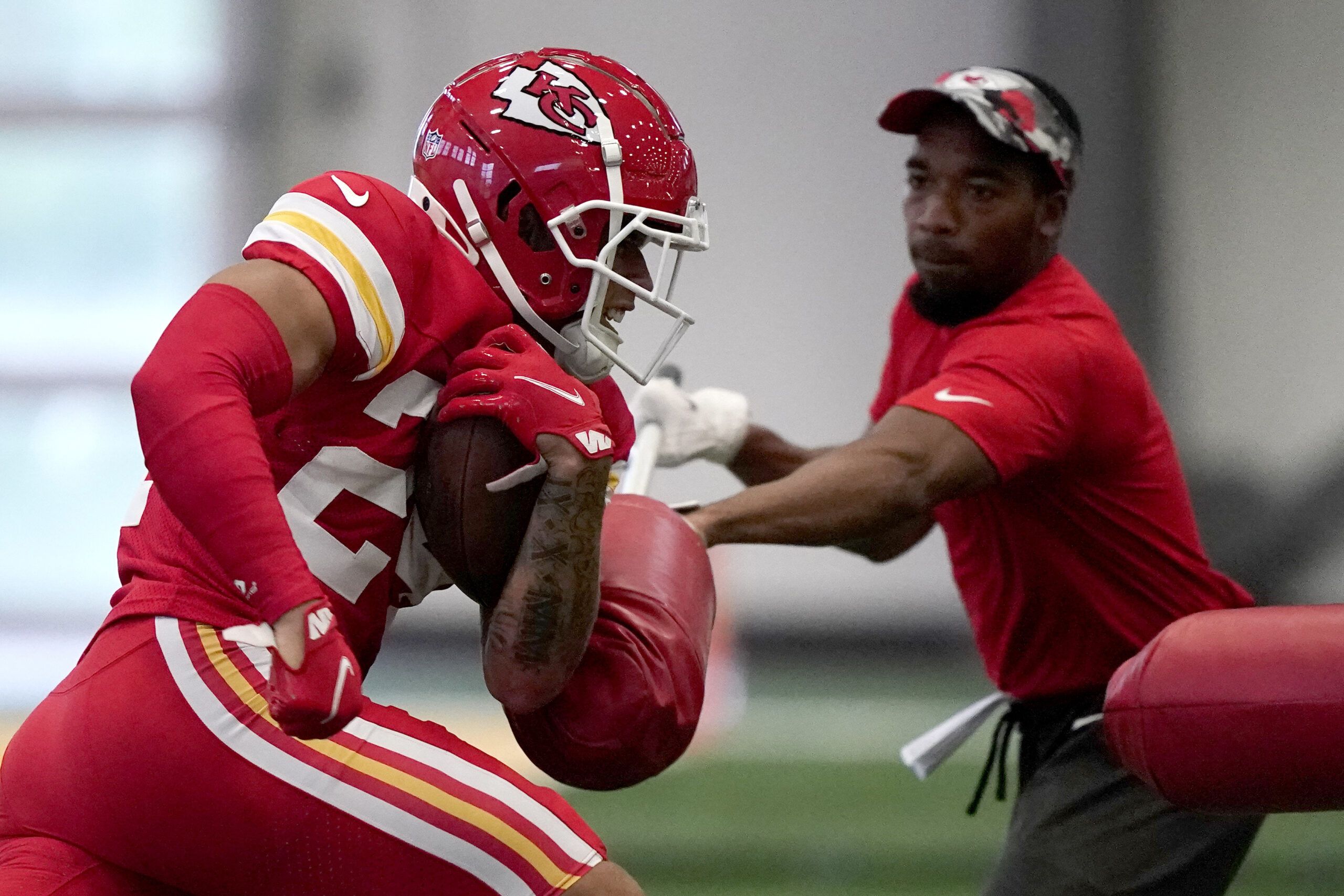 Jerick McKinnon Mic'd Up at Chiefs 2023 Training Camp