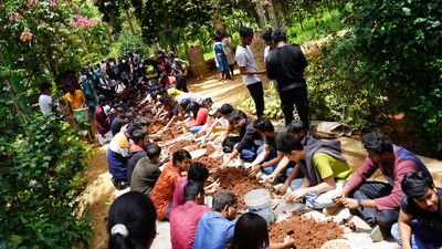 Students of MSRIM make 15,000 seed balls