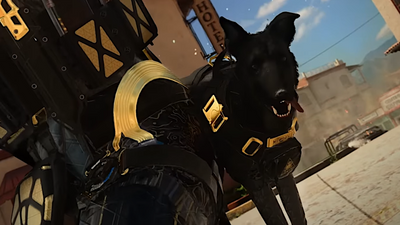 Modern Warfare 2 now canonically features an indestructible dog named Merlin who lives on your belt