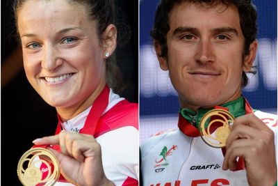 On this day 2014: Lizzie Armitstead and Geraint Thomas celebrate road race gold