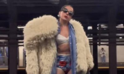 Gym shorts and a leotard: subway rider’s bonkers looks divide TikTok
