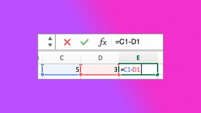 How to subtract in Excel — make Microsoft do the math for you