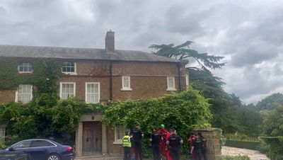 Four arrested after Greenpeace activists scale Rishi Sunak’s Yorkshire home