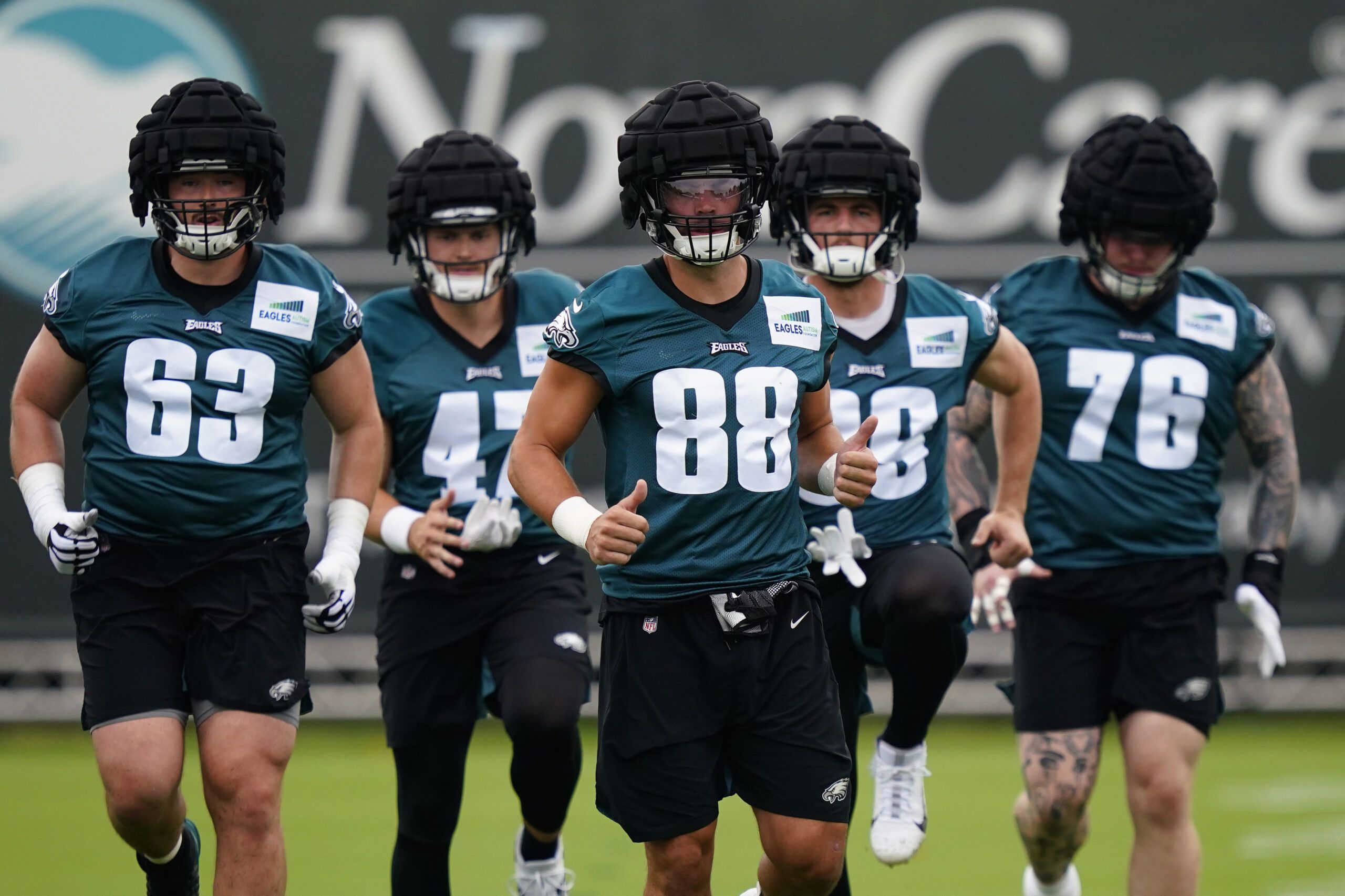 Philadelphia Eagles' 90-man roster by jersey number as camp opens