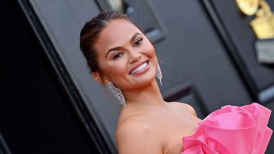Chrissy Teigen’s tastefully decorated Beverly Hills family home is crystal clear on one interiors trend
