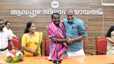 N.S. Sivaprasad takes charge as Alappuzha district panchayat vice-president