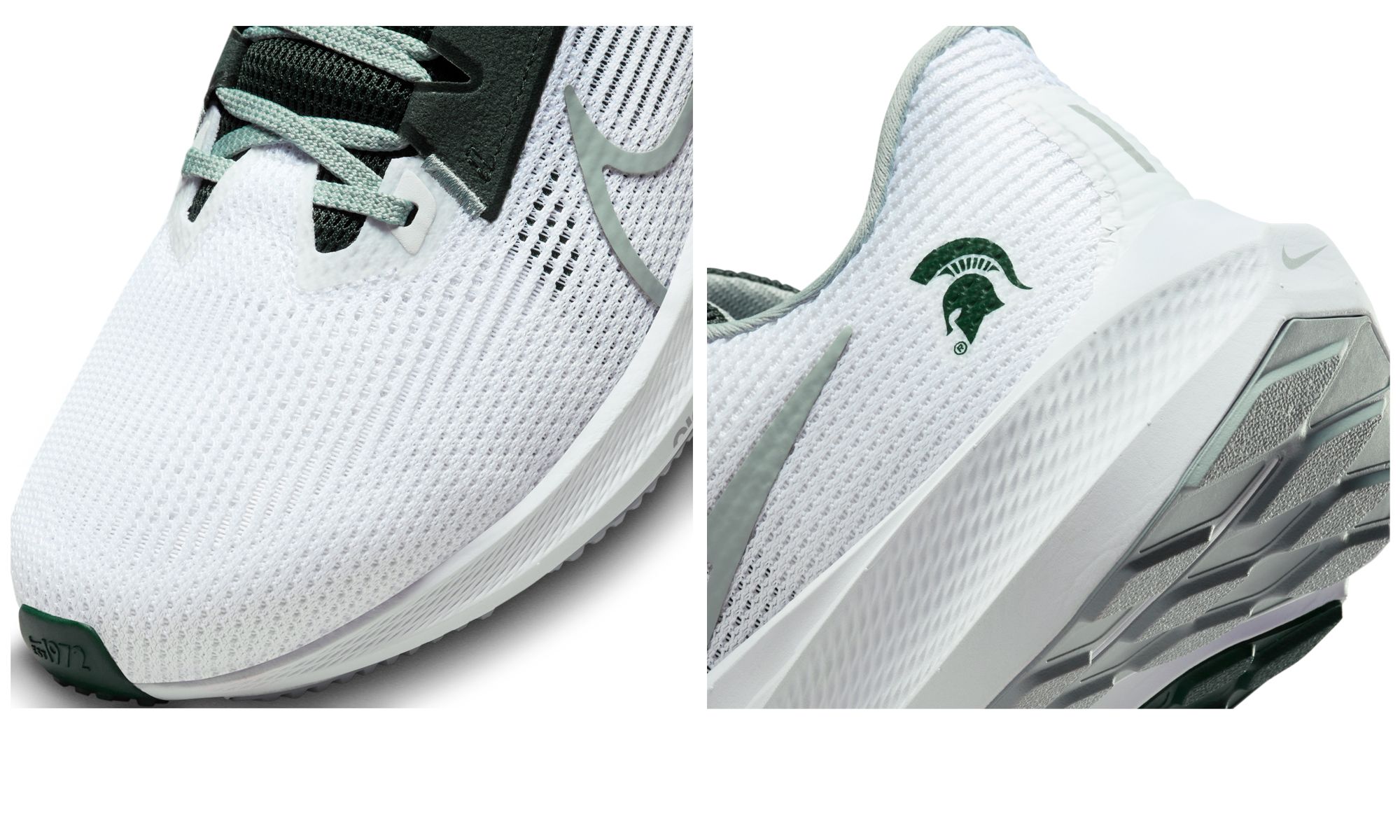 Unisex Nike White Michigan State Spartans Pegasus 37 Running Shoes