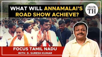 Focus Tamil Nadu | What will Annamalai’s road show achieve for BJP?