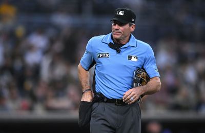 Angel Hernandez’s first game back umpiring behind the plate was surprisingly not bad