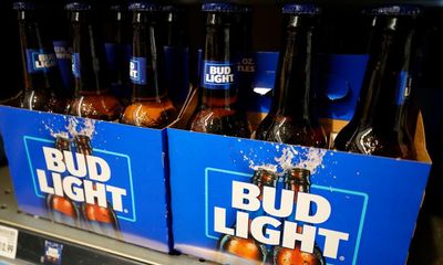 Bud Light brewer reports sharp drop in US revenue after rightwing backlash
