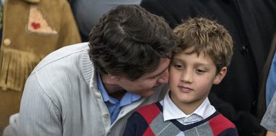 Prime Minister Justin Trudeau assumes a new role — single dad, just like his own father