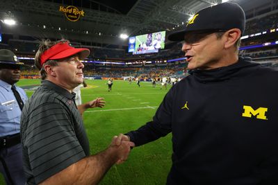 Jim Harbaugh claims Michigan will break Georgia’s NFL draft record