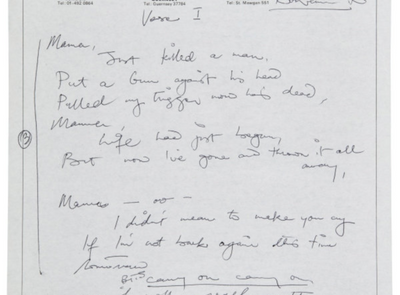Freddie Mercury’s Draft Lyrics And Piano Could Fetch Millions At Auction
