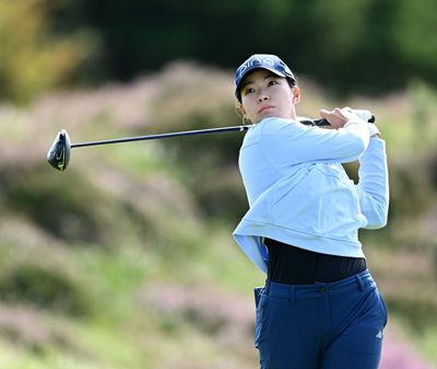 Hinako Shibuno still smiling as she leads Women’s Scottish Open