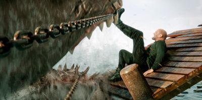 Movie Review: Spoiler alert! Jason Statham jumps even bigger sharks in 'Meg 2.' (Also, dinosaurs)