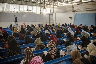 Afghanistan University entrance exams start without girls' participation