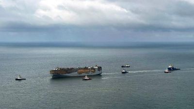 20 injured Indian crew members rescued from burning ship off the Dutch coast return home