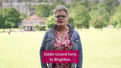 Suzy Eddie Izzard running to be Labour MP in Brighton